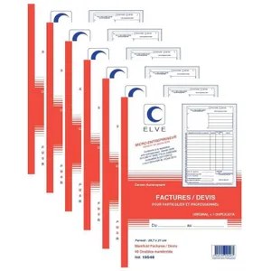 CARNET FACTURIER A5