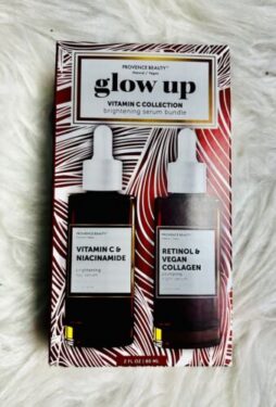 PROVENCE BEAUTY GLOW UP VITAMIN C COLLECTION VITAMIN CET NIACINAMIDE RETINOL ET VEGAN COLLAGEN