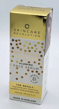 SKIN CARE REVOLUTION 24K GOLD ET COLLAGEN PLUMPING FACE SERUM