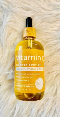 VITAMIN C BODY OIL COCONUT + VITAMIN C BLEND VANILLA