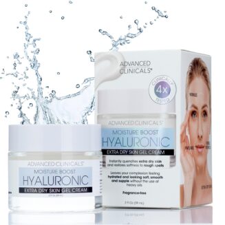 ADVANCED CLINICALS MOISTURE BOOST HYALURONIC SKIN GEL CREAM