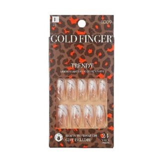 GOLD FINGER NAILS