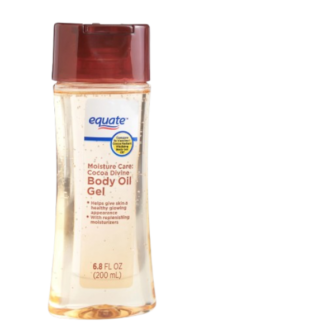 EQUATE BODY OIL GEL