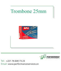 TROMBONE MOYEN 24/6 MM