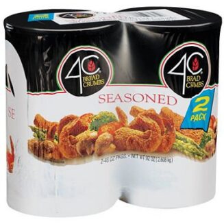 40 BREAD CRUMBS SEASONED WITH PECORINO ROMANO CHEESE 2 PQT DE 2 panko
