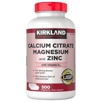 KIRKILAND SIGNATURE CALCIUM CITRATE MAGNESIUM AND ZINC