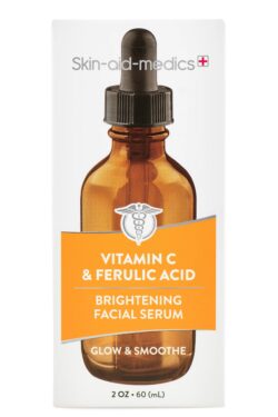 SKIN-AID-MEDICS VITAMIN C & FERULIC ACID BRIGHTENING FACIAL SERUM