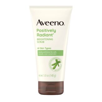 AVEENO POSITIVELY RADIANT BRIGHTENING SCRUB ALL SKIN TYPES