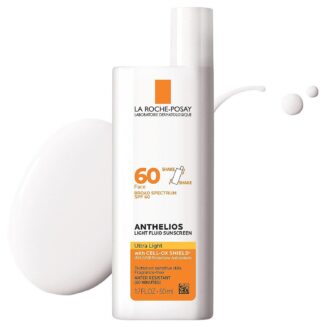 LA ROCHE POSAY LABORATOIRE DERMATOLOGIQUE 60FACE BROAD SPECTRUM ANTHELIOS LIGHT FLUID SUNSCREEN ULTRA LIGHT