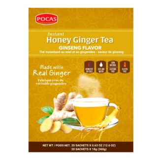 POCAS HONEY GINGER TEA GIINSENG FLAVOR