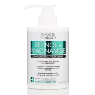 ADVANCED CLINICALS RETINOL + VITAMIN E ANTI AGING FACE & BODY CREAM