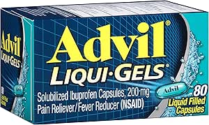 ADVIL LIQUI GELS CAPSULES 200 mg