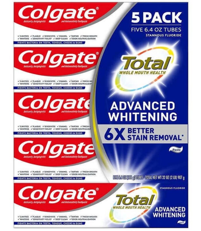000865-Colgate-Total-Advanced-Whitening-Toothpaste-6-4-oz-5-pack_9b24130a-675e-470d-9d0f-4fe31c31cc29.8d727ffa5061f185715a79a9b564056c.jpg