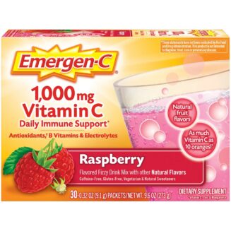 EMERGEN-C 1,000 mg VITAMIN C RASPBERRY 30Packets