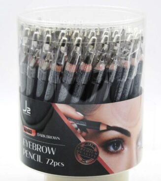 J2 PROFESSIONAL JUMBO DARK BROWN EYEBROW PENCIL 72PCS