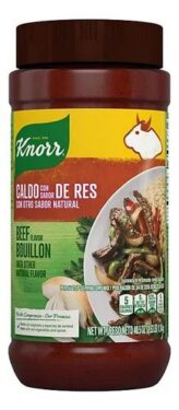 KNORR CALDO CON SABOR DE RES BEEF FLAVOR BOUILLON GM