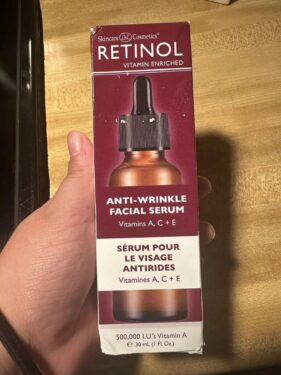 SKIN COSMETICS RETINOL VITAMIN ENRICHED ANTI WRINKLE FACIAL SERUM