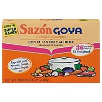 SAZON GOYA A UNIQUE SEASONING CON CULANTRO Y ACHIOTE JUMBO PAK GM