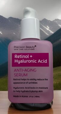 PRECISION BEAUTY NIGHT REPAIR FACIAL SERUM RETINOL + HYALURONIC ACID
