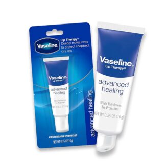 VASELINE LIP THERAPY ADVANCED HEALING SOFTENS & SMOOTHS DRY, CHAPPED LIPS