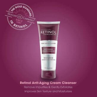 SKINCARE COSMETICS RETINOL VITAMIN ENRICHED MOISTURE RICH CLEANSER ANTI-AGING CREAM CLEANSER