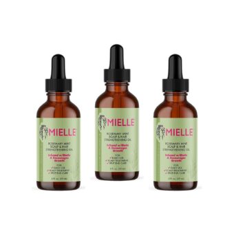 MIELLE ROSEMARY MINT SCALP & HAIR STRENGTHNING OIL 3PACK