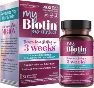 Purity Products MyBiotin ProClinical – Thicker Hair Starting in 3 Week