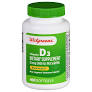 WALGREENS D3 DIETARY SUPPLEMENT 25mcg(1000IU) 100SOFTGELS