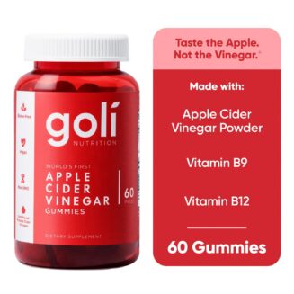 GOLI NUTRITION WORLD'S FIRST APPLE CIDER VINEGAR 60GUMMIES