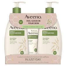 AVEENO DAILY MOISTURIZING PAQUET DE 3