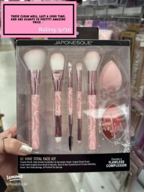 JAPONESQUE POP THE BUBBLY 8 PIECES COMPLEXION KIT CREATES A FLAWLESS COMPLEXION