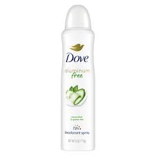DOVE ALUMINUM FREE CUCUMBER & GREEN TEA 72h DEODORANT