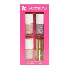 FAST MANI FAVES QUICK DRY POLISH SET (4)