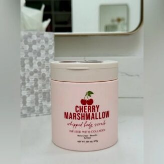 CHERRY MARSHMALLOW WHIPPED BODY SCRUB INFUSED WITH COLLAGEN