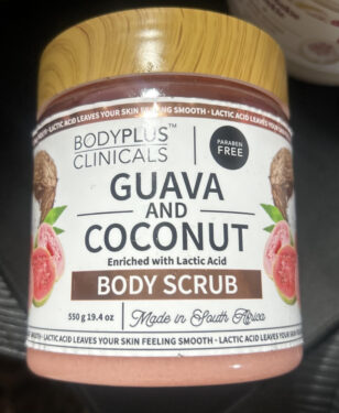 BODYPLUS CLINICALS GUAVA and COCONUT BODY SCRUB