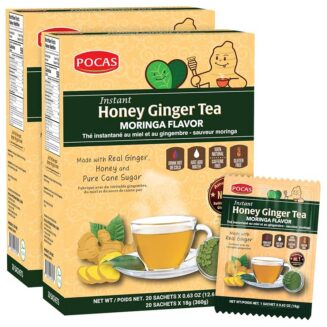 POCAS HONEY GINGER TEA MORINGA FLAVOR