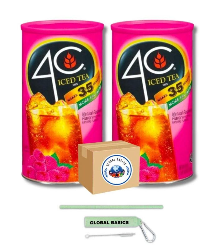 4C ICED TEA MIX NATURAL RASPBERRY FLAVOR 5LB