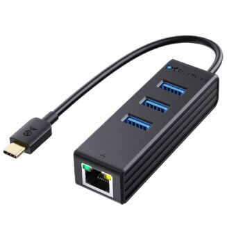 HUB WITH ETHERNET ADAPTER 3PORTS