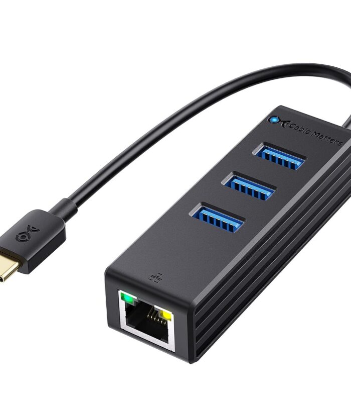 HUB WITH ETHERNET ADAPTER 3PORTS
