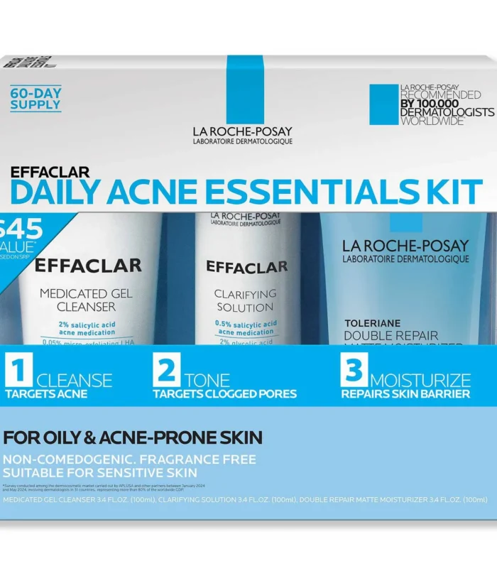 LA ROCHE PASAY EFFACLAR DAILY ACNE ESSENTIALS KIT LA ROCHE PASAY EFFACLAR DAILY ACNE ESSENTIALS KIT