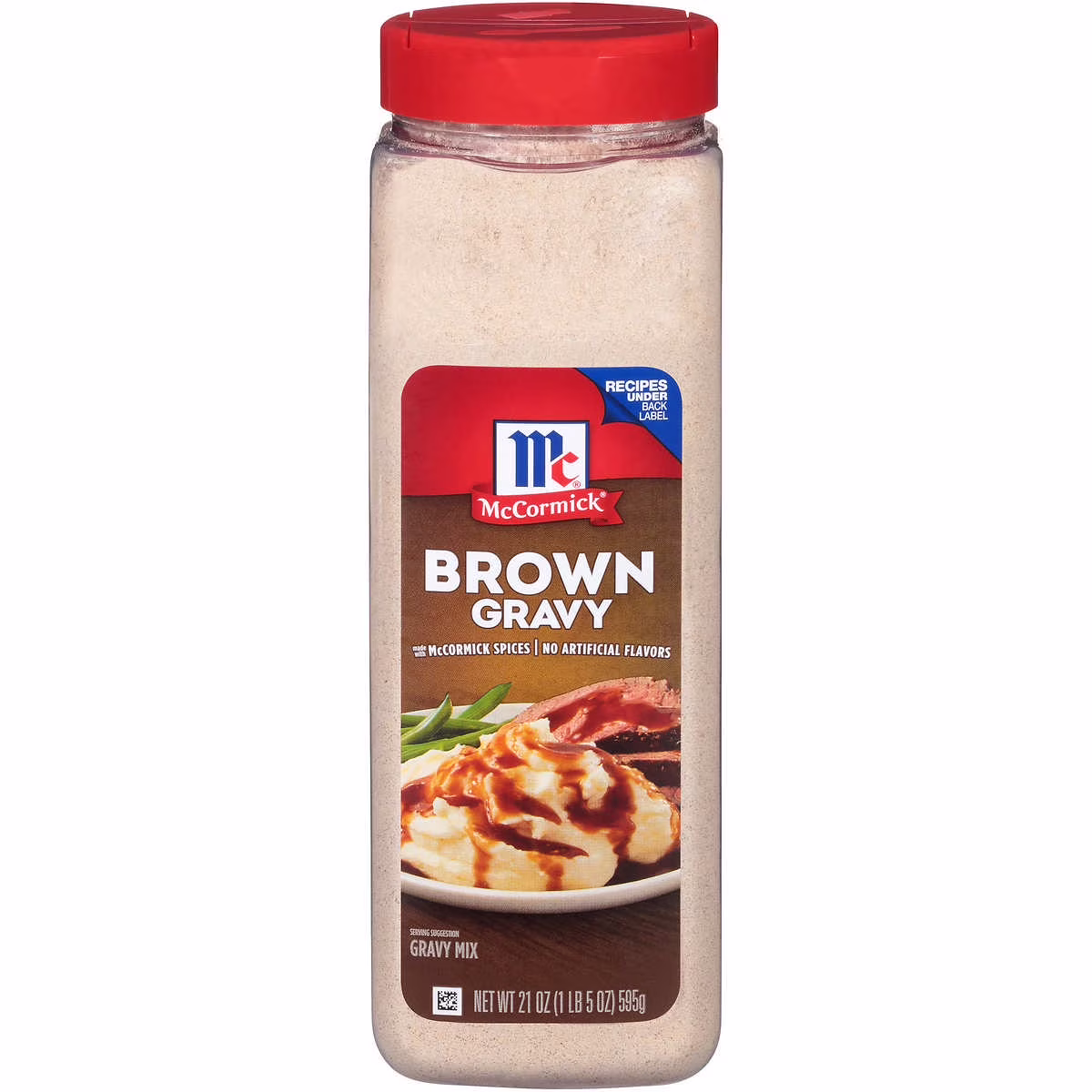 McCORMICK BROWN GRAVY made with McCORMICK SPICESCORMICK SPICES