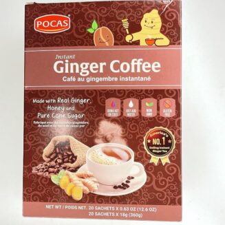 POCAS GINGER COFFEE CAFE AU GINGEMBRE INSTANTANE
