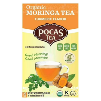POCAS MORINGA TEA ORGANIC TURMERIQUE
