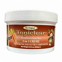 TOPICLEAR 3IN 1CREME COCOA BUTTER,SHEA BUTTER & CARROT BUTTER